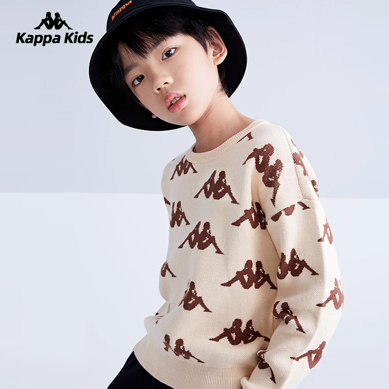 kappa卡帕童装男童毛衣针织衫
