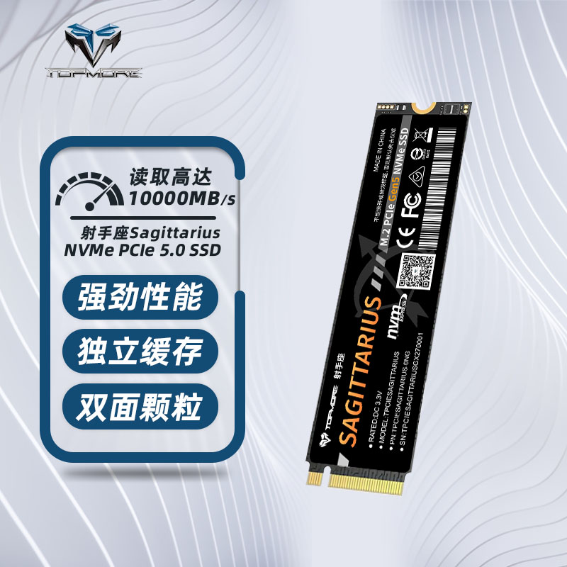 达墨topmoreSSD独立缓存PCI5.0