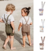 举重裤 袜ss升级版 宝宝短裤 针织婴儿打底裤 高腰背带裤 ins爆款