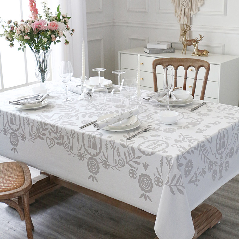 ekelund欧式高端桌布美式轻奢餐桌布艺长方形高级感家用茶几台布,居家布艺,桌布,淘宝优惠券,粉丝福利购,淘宝优惠卷