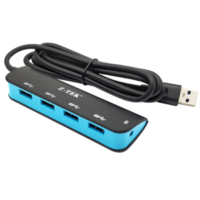 Z-TEK分线器USB3.0集线器带电源