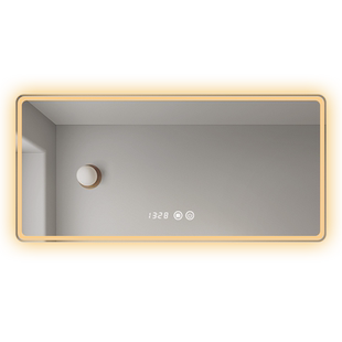 方形智能镜触摸屏led带灯洗手台卫浴镜子卫生间挂墙式防雾浴室镜