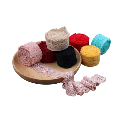蕾丝彩色花边弹力装饰手工DIYDIY