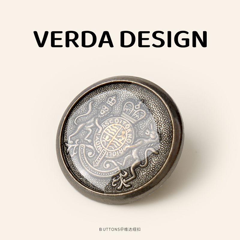 日本进口金属纽扣西装大衣配饰扣