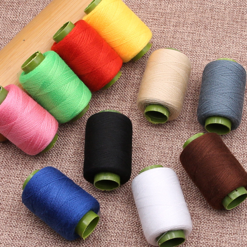 彩色家用手工缝纫线机线针线套装手缝针缝衣线白色修补线细线配件