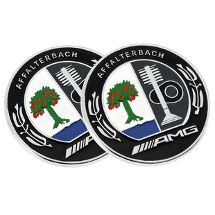 适用奔驰C级E级A级B级CLA GLC GLBGLE CLS字标C柱苹果树标AMG侧标