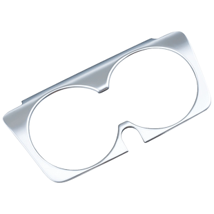 适用奔驰C级C260L GLC E级E300L中控水杯架贴装饰框储物盒收纳盒