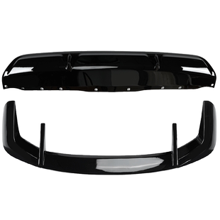 适用宝马X1 iX1 IX3X3改装件后唇尾唇MP后尾翼顶翼中翼免打孔套件