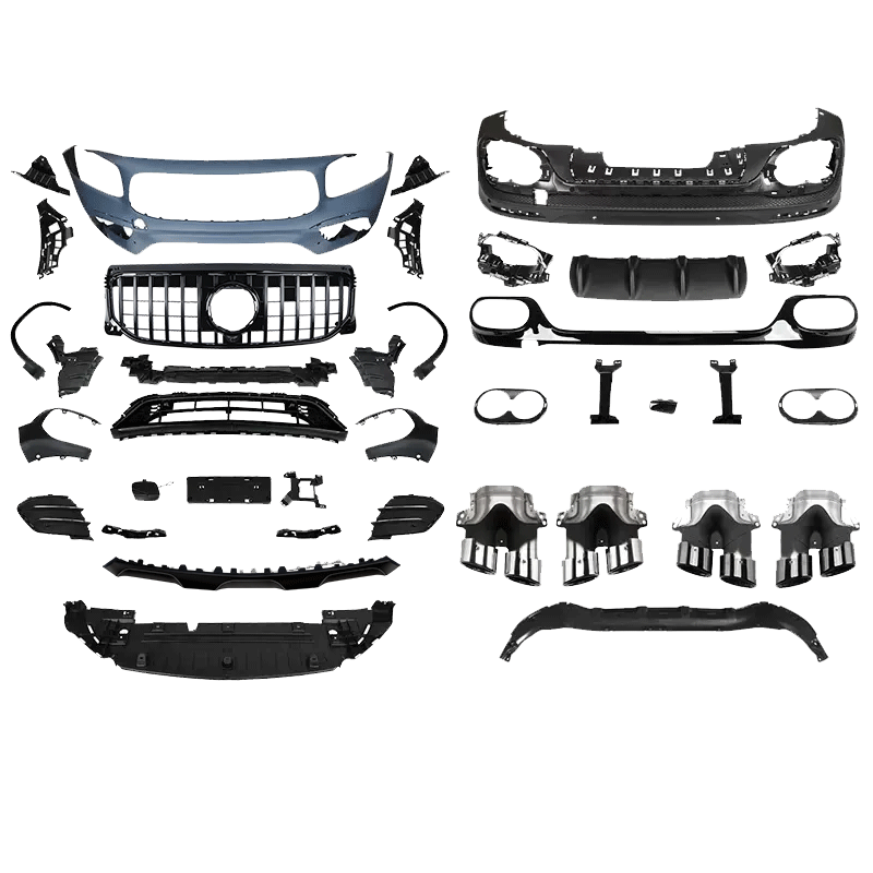 奔驰GLB黑武士黑化车窗亮条