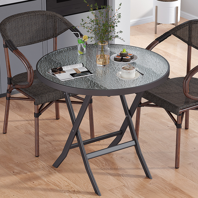 户外折叠桌子庭院露天椅子套装