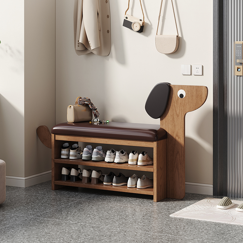 小狗换鞋凳创意可爱可坐鞋柜