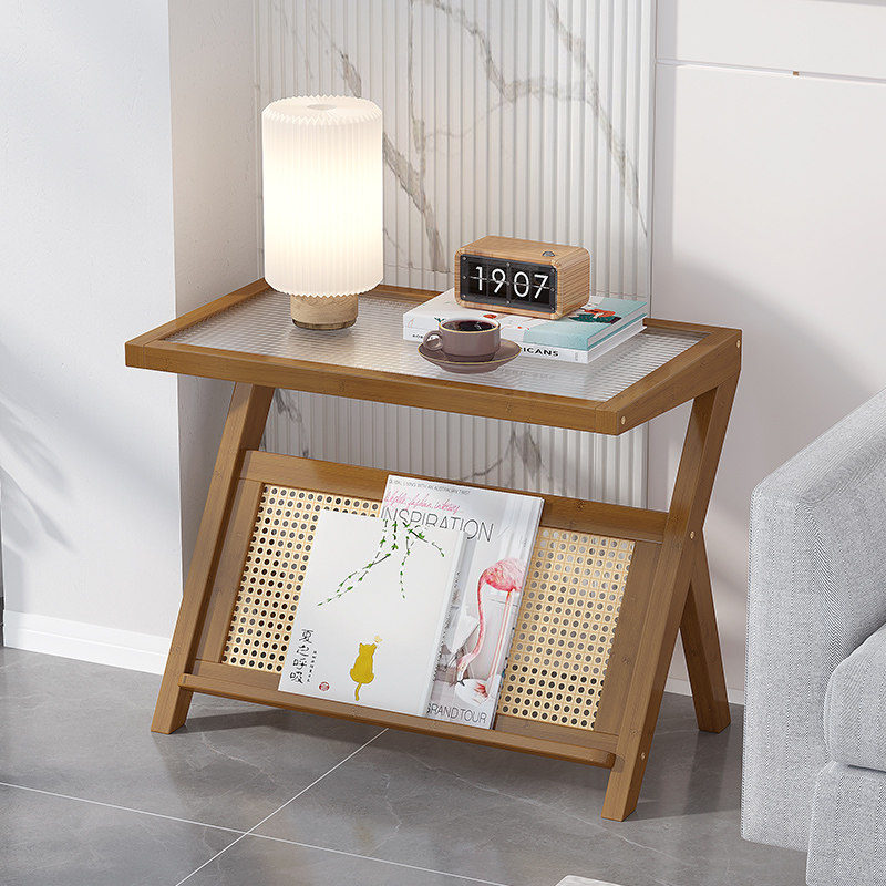 沙发边几茶几卧室床头置物架小桌子客厅电视柜旁小型边柜休闲阳台