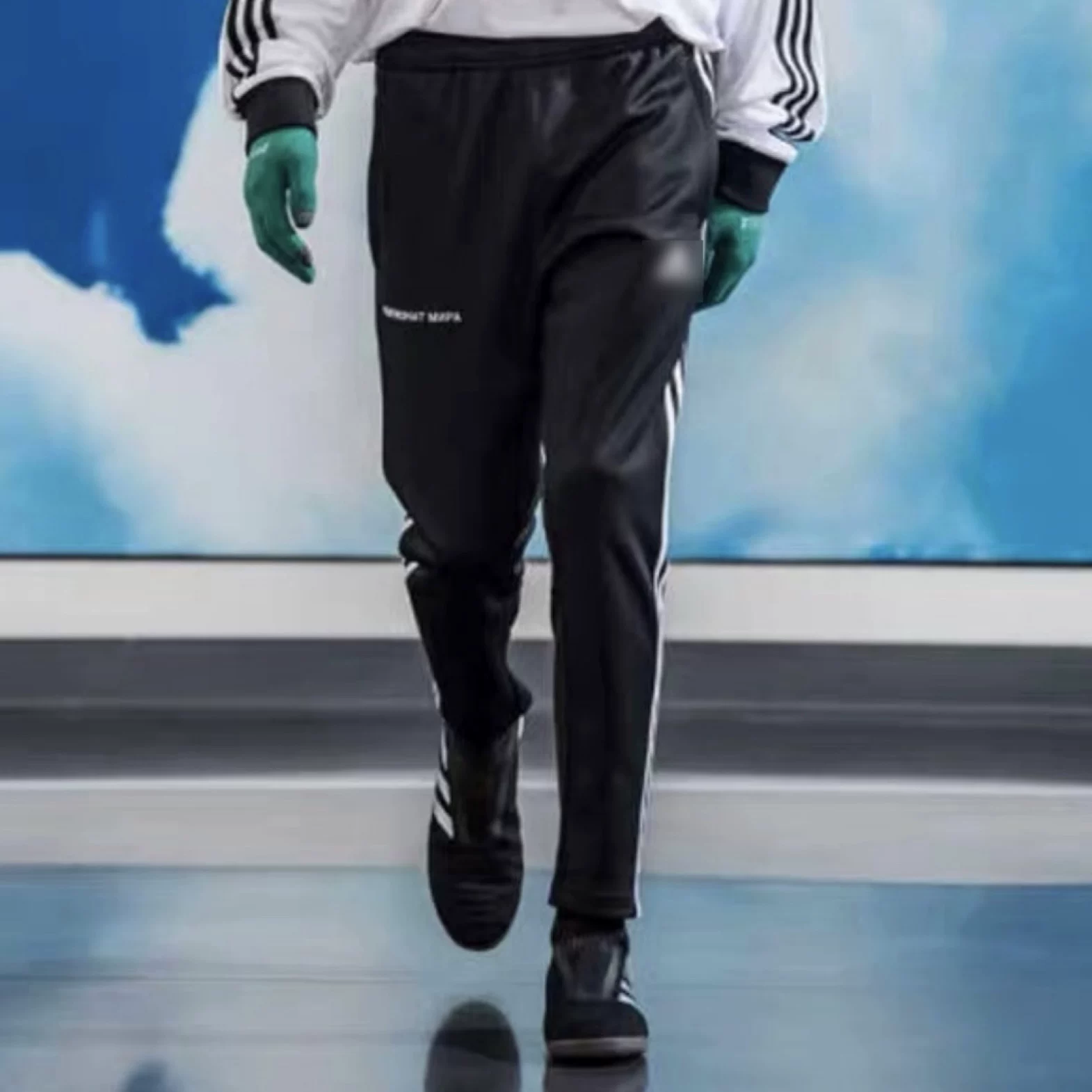 Ремень Spot RV1Make Gosha joint AD ретро в полоску три панели защитные штаны и брюки повседневные спортивные штаны
