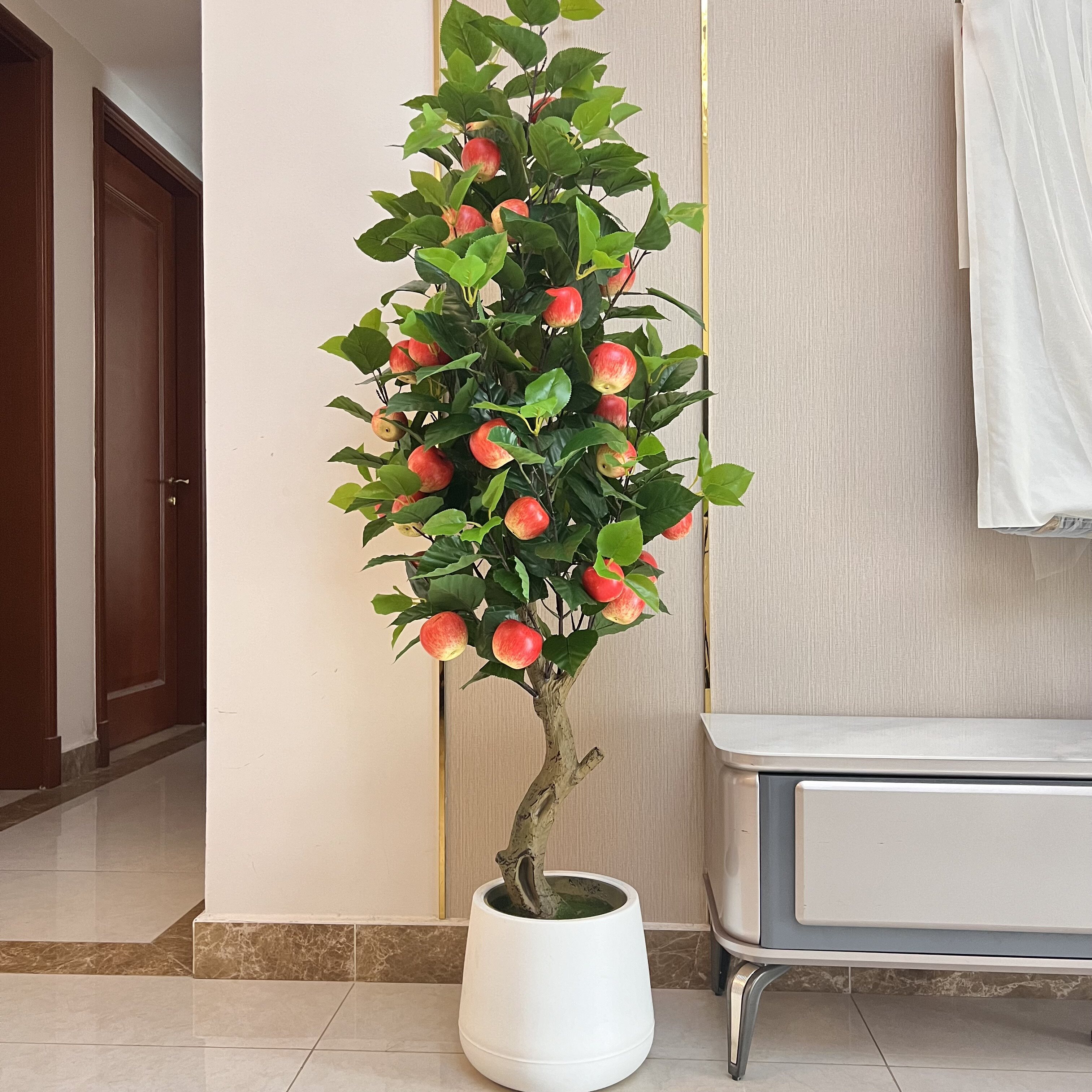 花卉绿植仿真苹果树客厅手工寓意