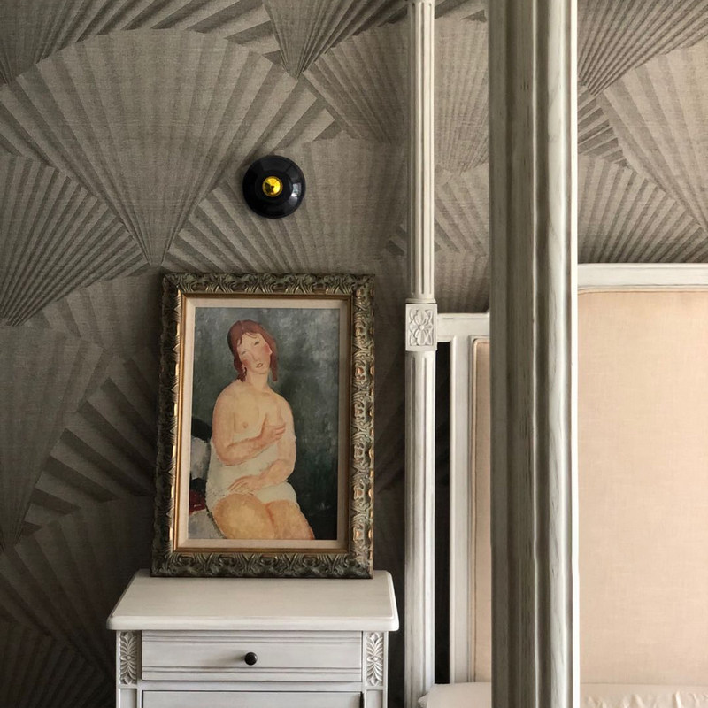 意大利原装进口定制壁画墙壁纸I Wall & Deco 简约轻奢扇子图案