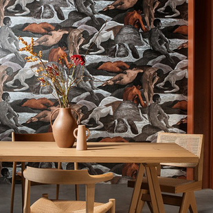 比利时原装进口ARTE墙纸 艺术壁画  Saturnia 人物 背景墙壁纸