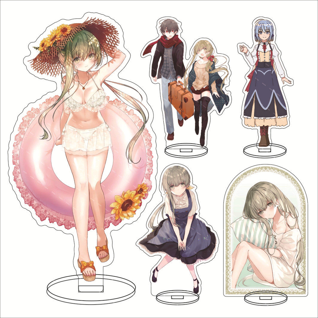 塞西莉亚劳伦斯大立牌白圣女与黑牧师动漫周边亚克力摆件厂家