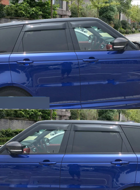 适用兰德酷路泽LC70/LC76/LC80/LC100雨档雨眉晴雨挡车门窗户贴条