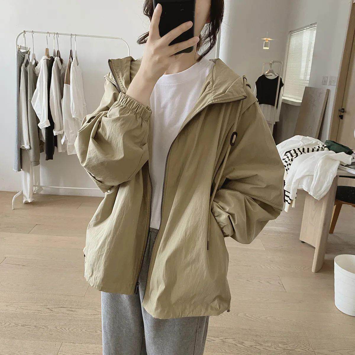连帽外套女士春秋季新款