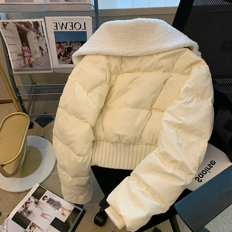 2026年新款羽绒棉服女冬短款韩版小众小个子棉衣加厚宽松棉袄外套