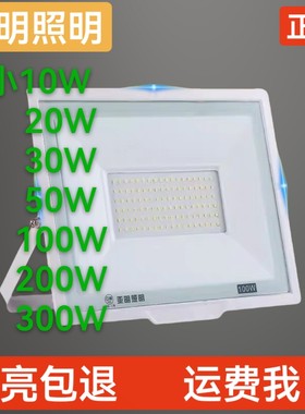 亚明led投光灯射灯10W20W30W100W200W室内外防水工厂车间泛光灯
