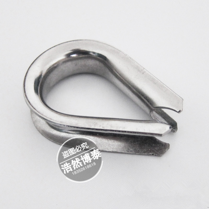 鸡心环 304不锈钢鸡心环 钢丝绳配件 固定链接钢丝绳三角环