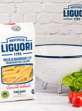 进口意大利面Liguori pasta意古礼杜兰小麦全麦意面速食通心粉