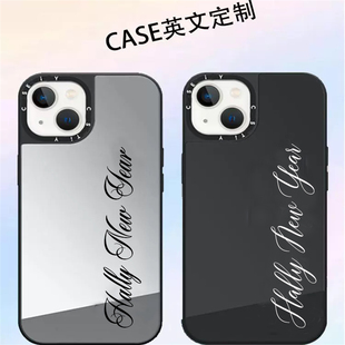 Caset Mirror for Cover ProMax Magsafe Signature Case iPhone Custom Personalized