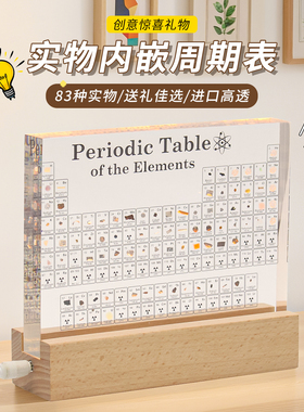 化学元素周期表摆件创意礼物