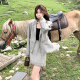 【新款已做货】设计感时尚流苏两件套C161-8916-P225-K338，女装套装/套裙，2C161