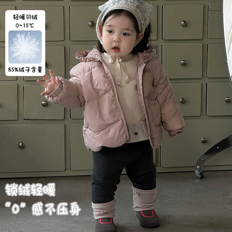 三折撤柜婴幼童羽绒服 a类女童宝宝冬季2025新款婴儿秋冬可爱保暖
