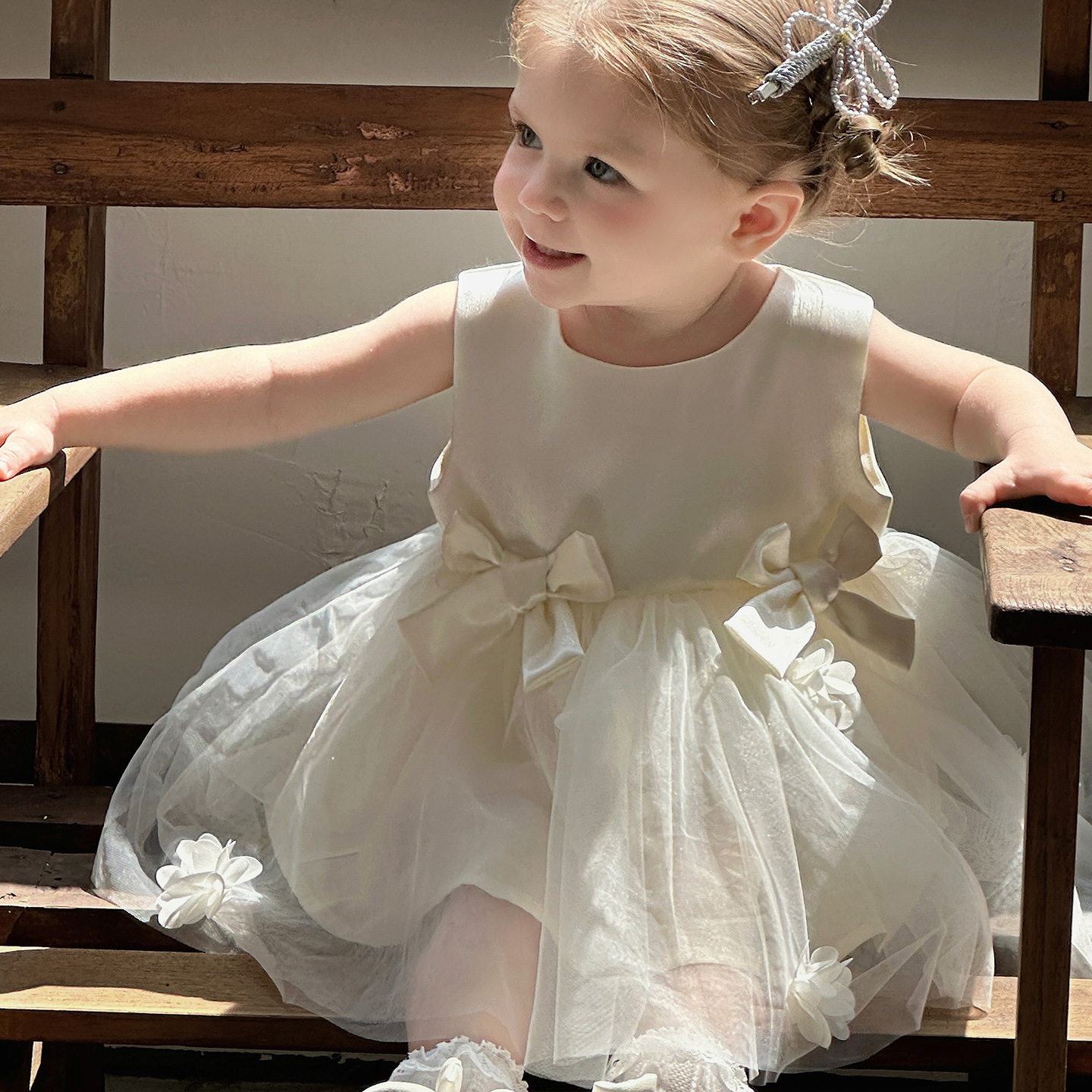 女宝公主裙2026夏季新款宝宝生日蓬蓬裙周岁礼服裙婴幼儿韩系裙子