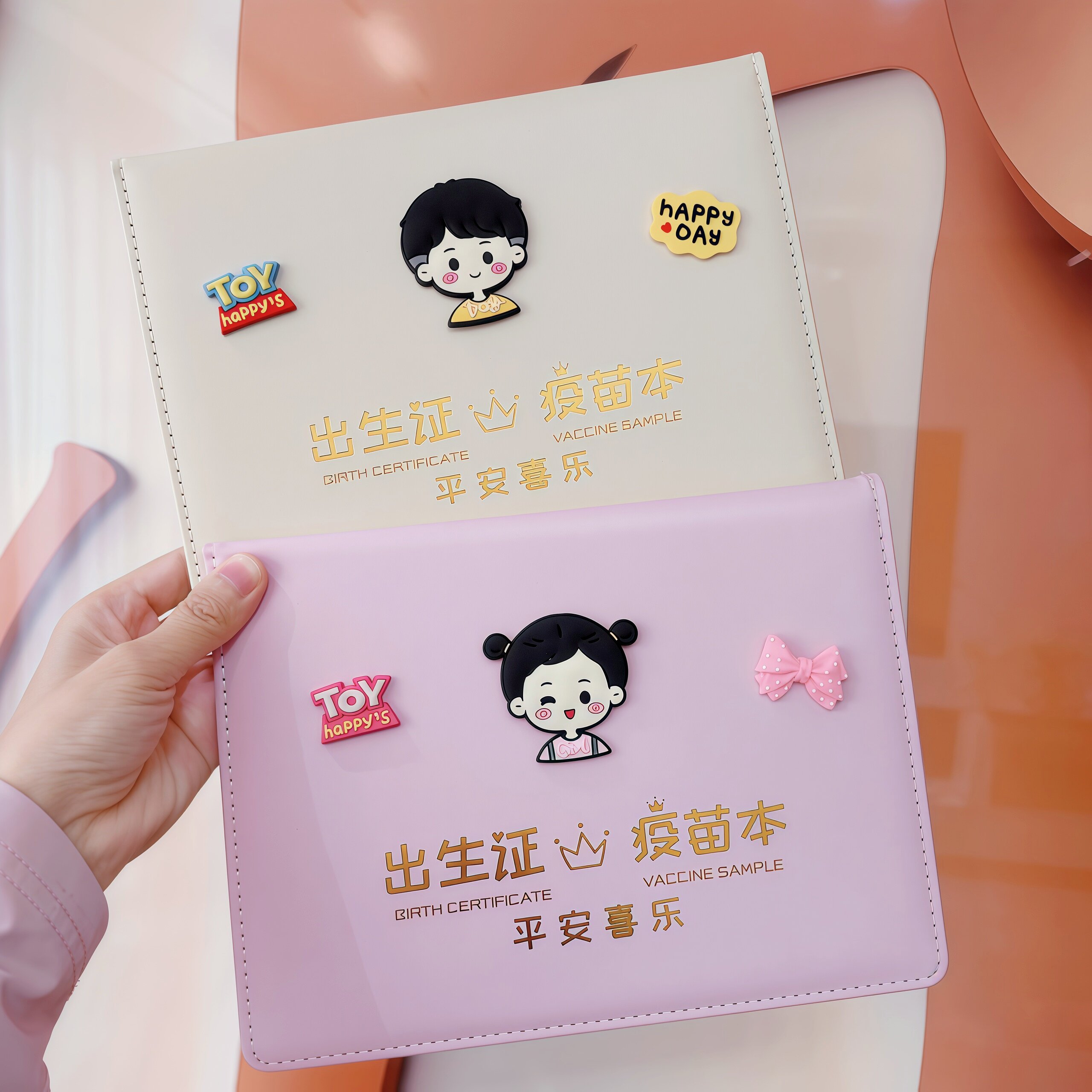宝宝医学出生证明保护套