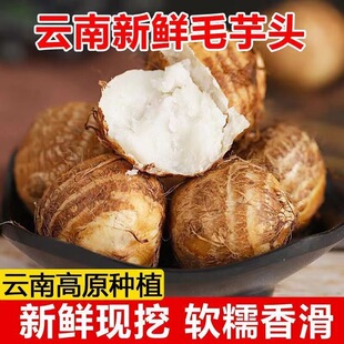 云南牛奶毛芋头新鲜9斤小芋头芋艿香芋广西非荔浦山地芋头红芽芋