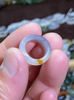 和田玉籽料卡13跑环洒金皮黑白分明青花满皮玉环文玩珠串挂饰跑圈