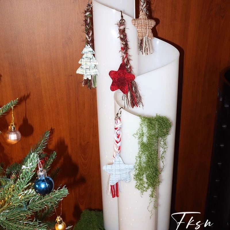 浮夸少女dayu节日毛线混搭星星包挂件手机壳多用秋冬红氛围感挂饰,3C数码配件,手机挂件/手机链,淘宝优惠券,粉丝福利购,淘宝优惠卷