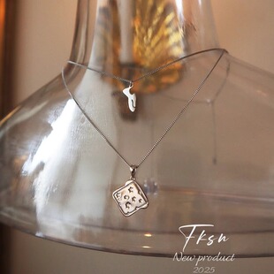 浮夸少女dayu自制芭蕾舞纯银项链精致饰品  颈间若有似无的美丽