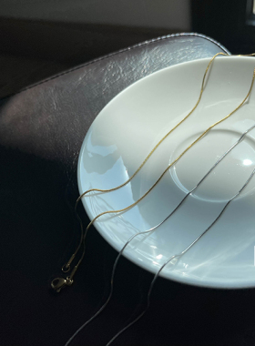 浮夸少女dayu叠搭金银细项链