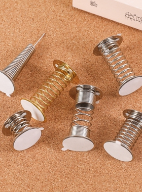 三轮车后备箱弹簧垫【拧钥匙直接弹起】摇摇乐弹簧底座带胶DIY配