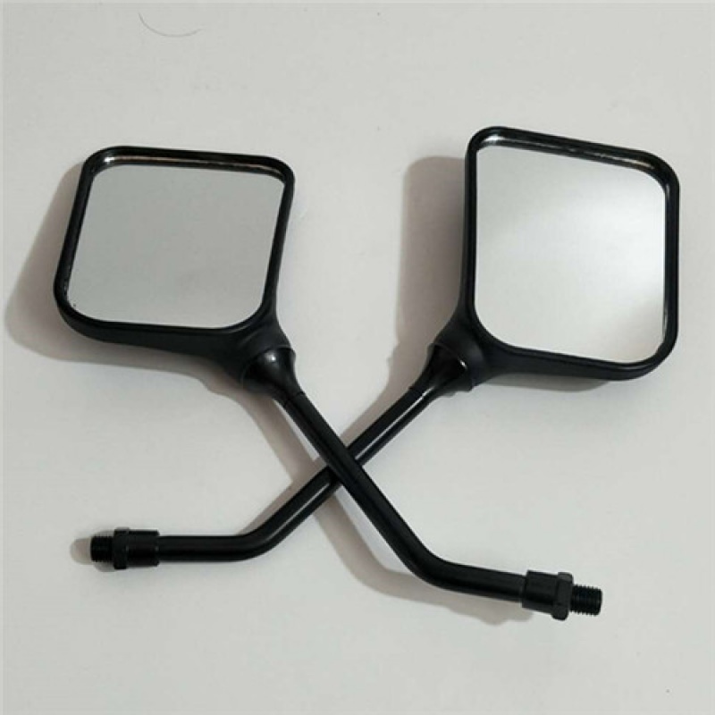 铃木王摩托车GS125后视镜 倒车镜 反光镜 轻骑后视镜方镜