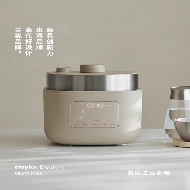 olayks立时无涂层智能变压电饭煲电压力锅家用大容量多功能高压锅