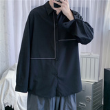 910ACS13新款男士宽松休闲百搭衬衫，男装衬衫，星座910A