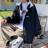 910A-610港风春秋两面穿情侣百搭夹克外套男，男装夹克，星座910A