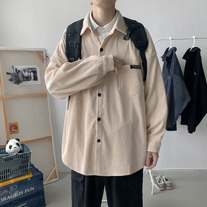 910A CS05 秋季男士灯芯绒休闲百搭衬衫图片