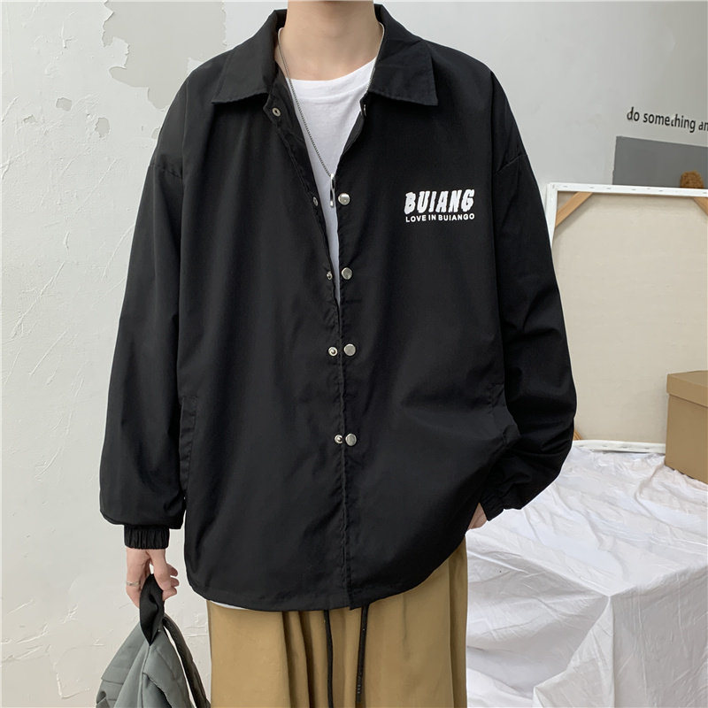 910A1013秋季新款男士笑脸宽松休闲百搭夹克外套,男装夹克,星座910A