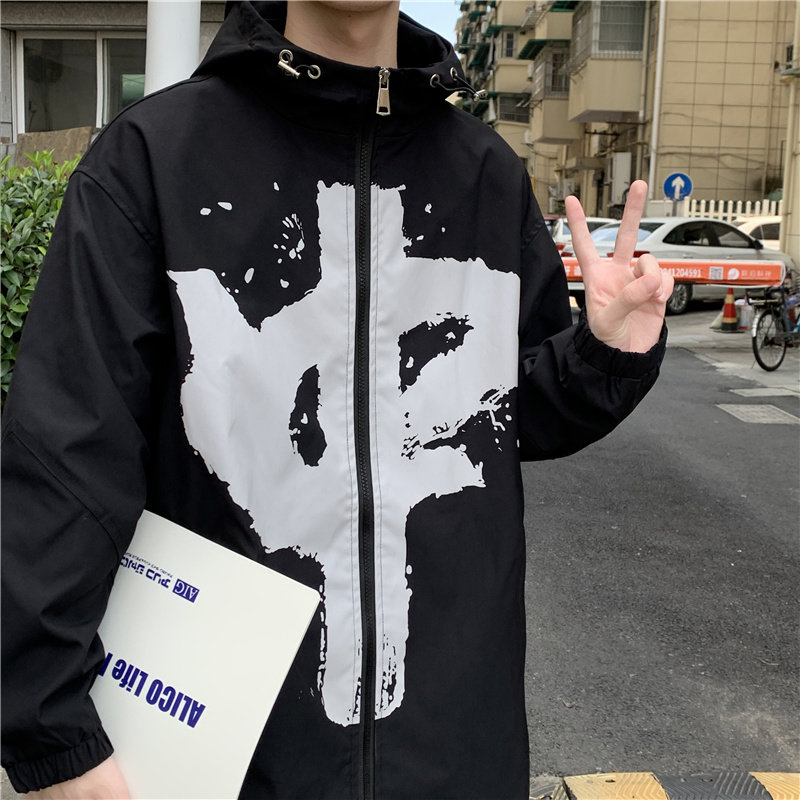 910A417秋季新款·男士夹克休闲连帽外套,男装夹克,星座910A