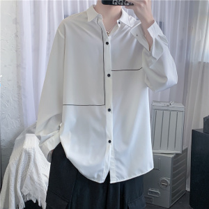 910A CS13 新款男士宽松休闲百搭衬衫图片