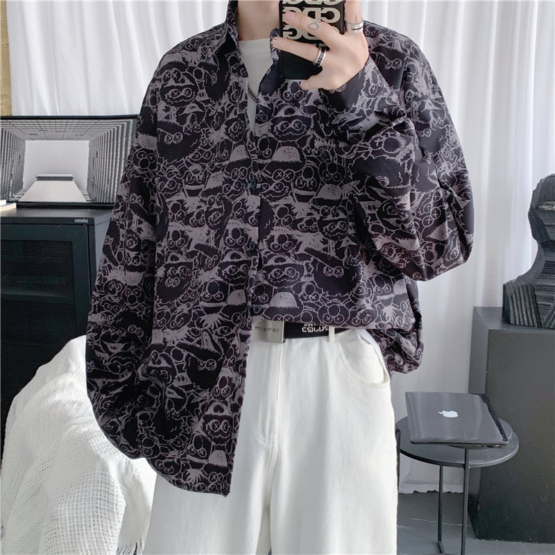 910A918秋季男士宽松休闲衬衫,男装衬衫,星座910A