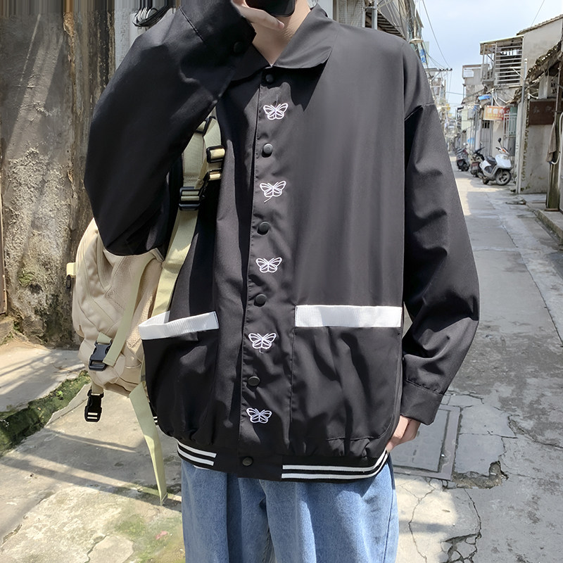 910A-Y120-P65港风春秋新款情侣夹克外套原宿风休闲男士,男装夹克,星座910A