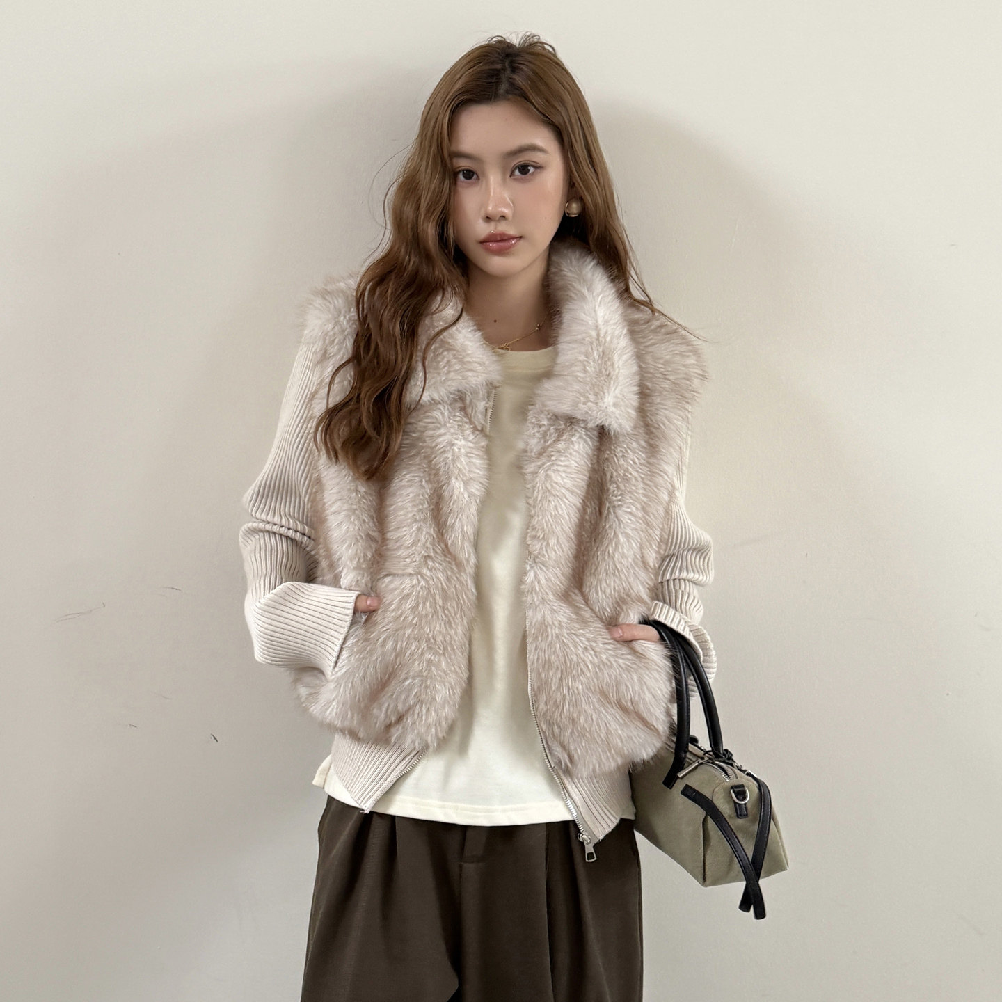韩系短款小个子加厚保暖棉服女